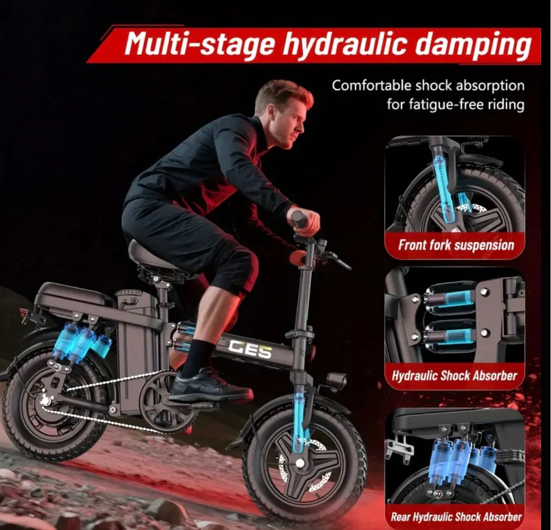Vista — Foldable Electric Bike Type Approved Twist & Go EAPC