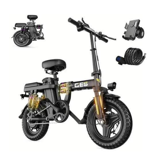 Vista — Foldable Electric Bike Type Approved Twist & Go EAPC