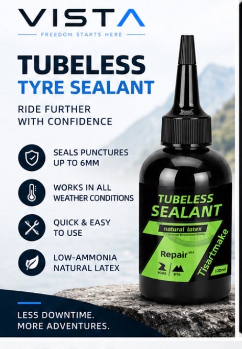 Tubeless Tyre Sealant — Natural Latex 120ml by