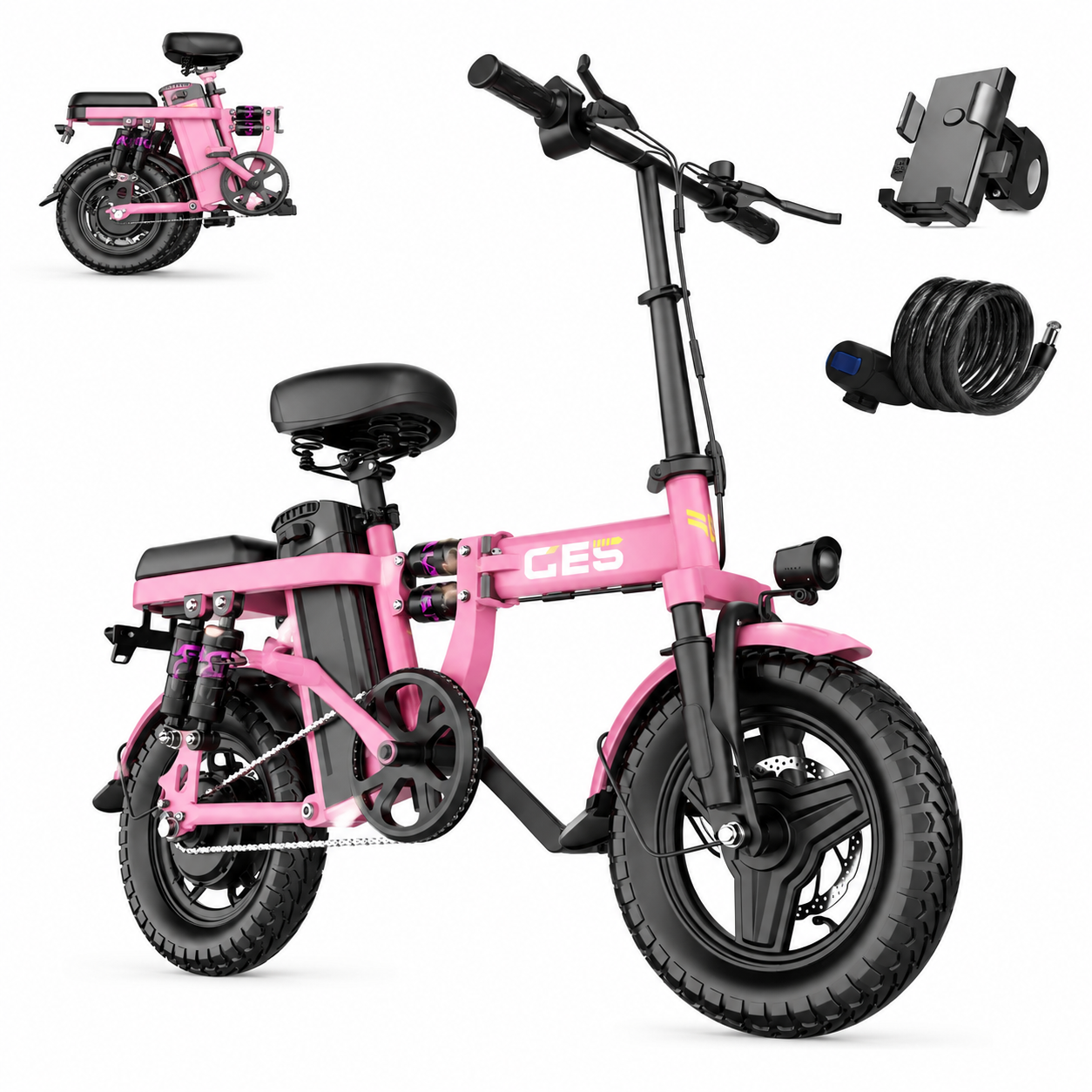 Vista — Foldable Electric Bike Type Approved Twist & Go EAPC